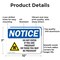 Signmission Do Not Enter If You Are Pregnant OSHA Notice Sign, Aluminum, 10in W x 7in L, 2PK OS-2PACK-NS-A-710-L-11188 - alternate 7